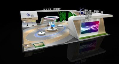 现代展厅3D模型下载